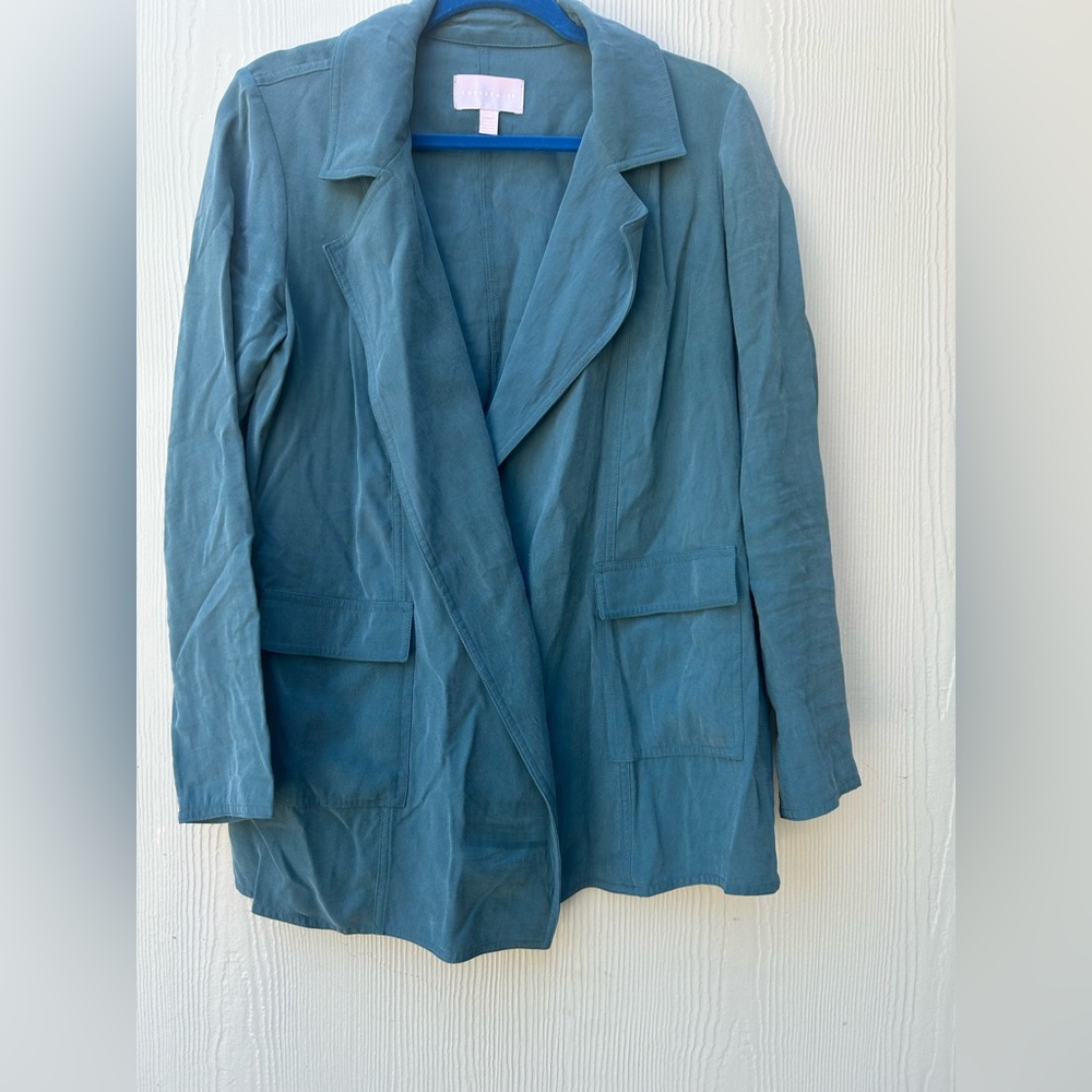 Chelsea28 Blue Blazer Lightweight Relaxed Fit